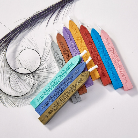 Sealing Wax Sticks with Wick By Color